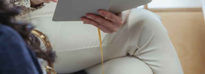 crop unrecognizable diverse women having discussion during interview