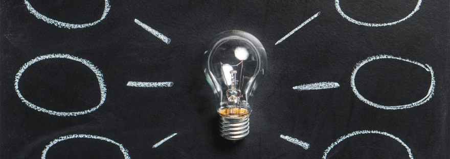 abstract blackboard bulb chalk