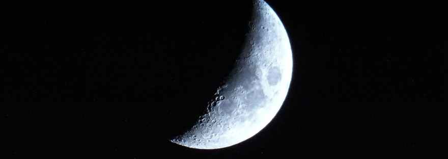 photograph of moon