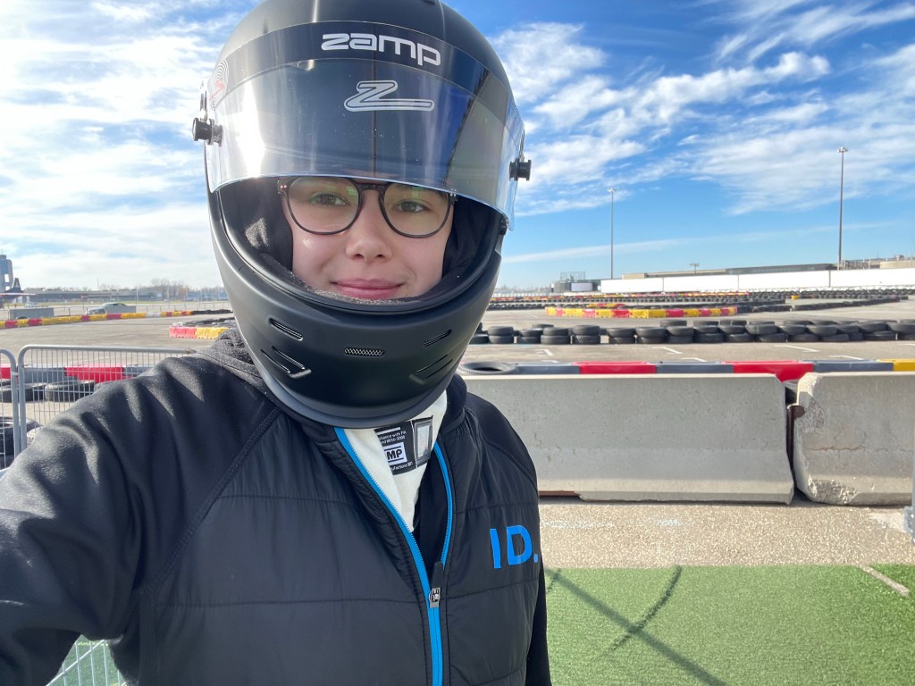 Racing Karting racetrack helmet driving equipment 