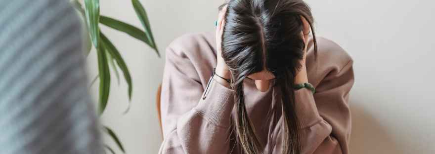 anonymous woman having dispute with crop person