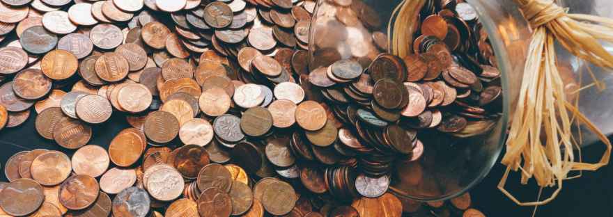 cash coins money pattern